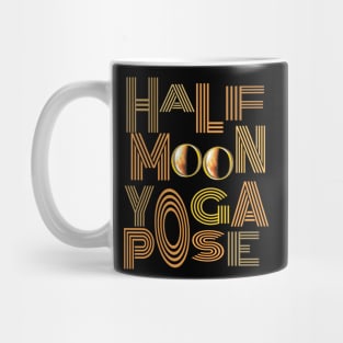 Half moon yoga pose Mug